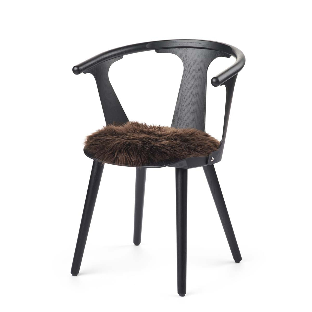 Premium Seat Cover | Long Wool | New Zealand | D13 in Chocolate