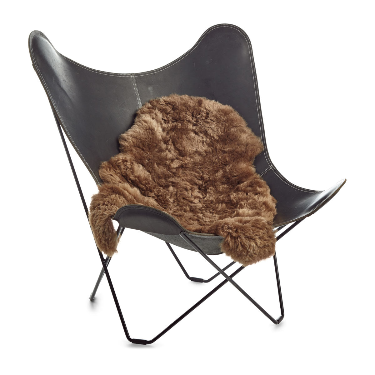 IcelandicSheepskin | Short Wool | Natural Colors | 47+ in Rusty Brown