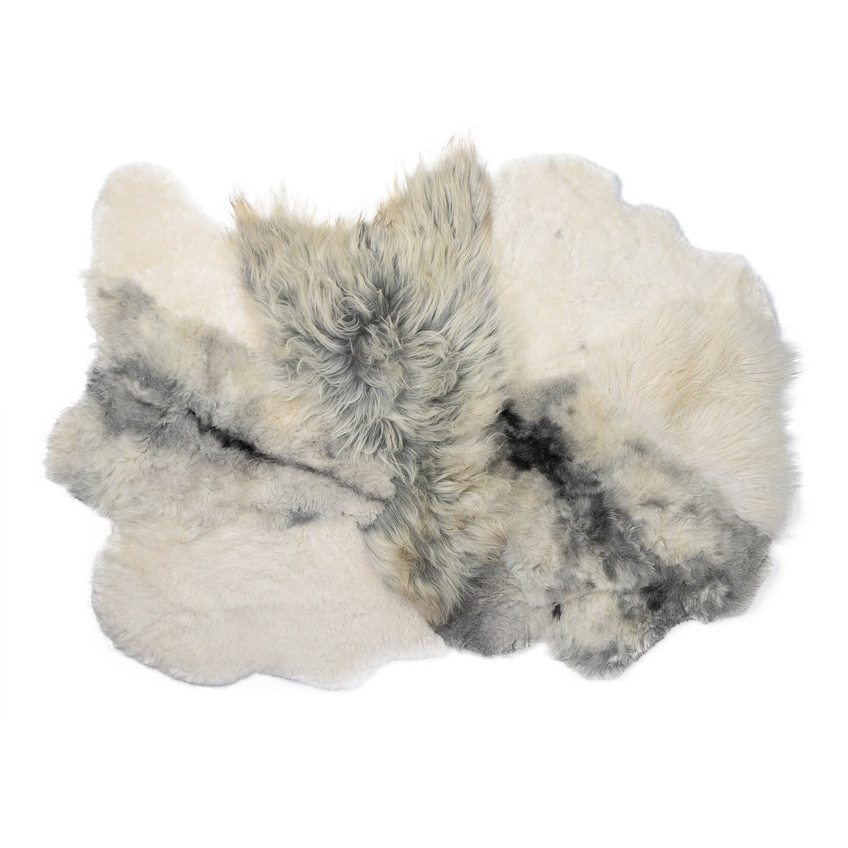 Long Wool / Short Wool Sheepskin Design Rug 