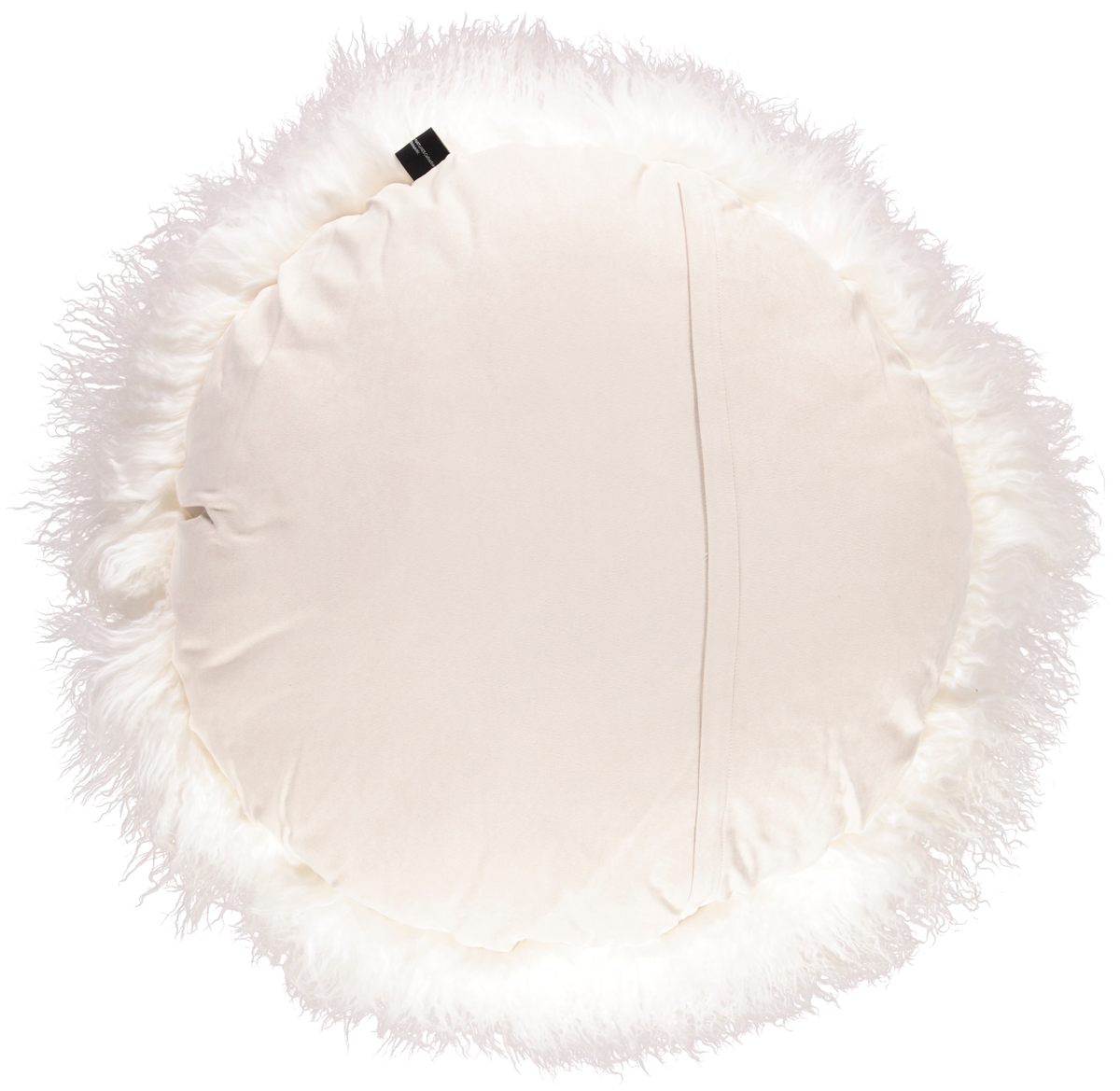 Curly Cake Cushion | D15 in | 18 in | 24 in Ivory / D24 in