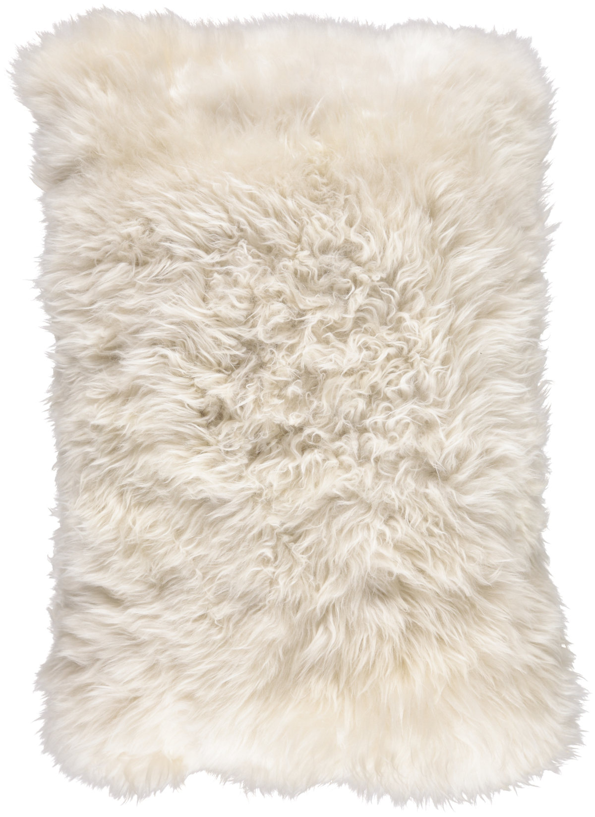 Long-Wool Sheepskin Cushion | 16x24 in Linen