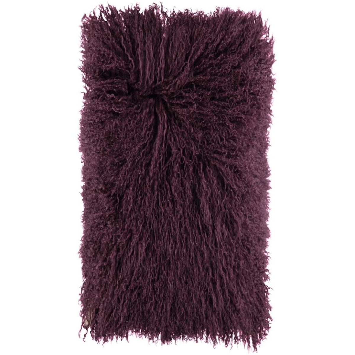 Curly Cushion | 11x22 in Aubergine