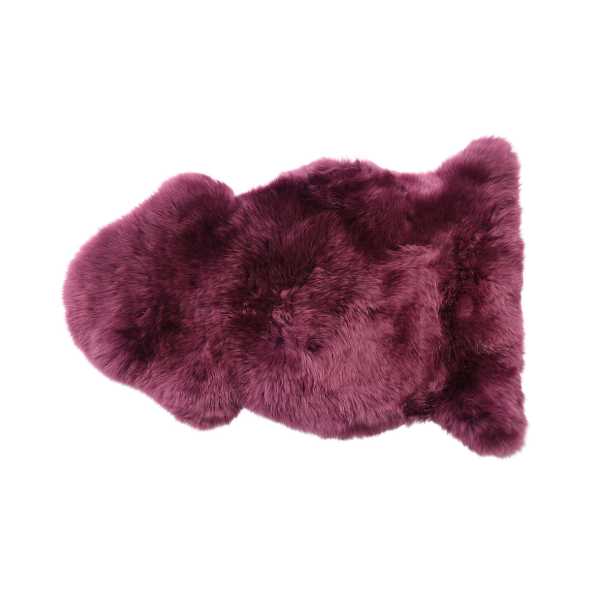 Merino Sheepskin Dyed | New Zealand | approx. 35 in Aubergine
