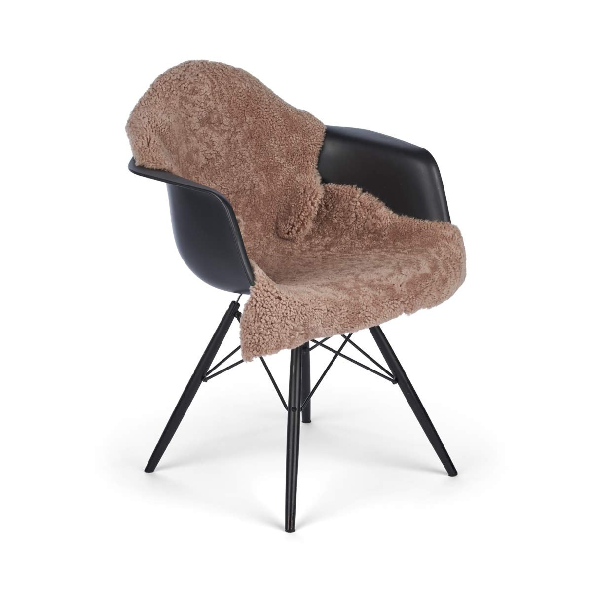 New Zealand Sheepskin | Short Curly Wool | Rug 35 in Stucco Sand
