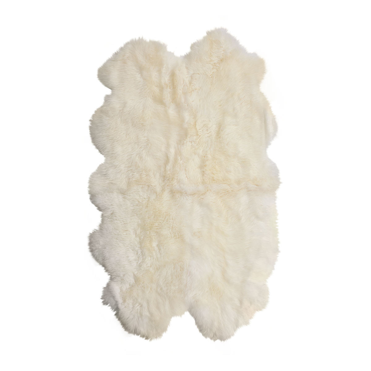 New Zealand Sheepskin | Long Wool | Rug 71x43 in Ivory