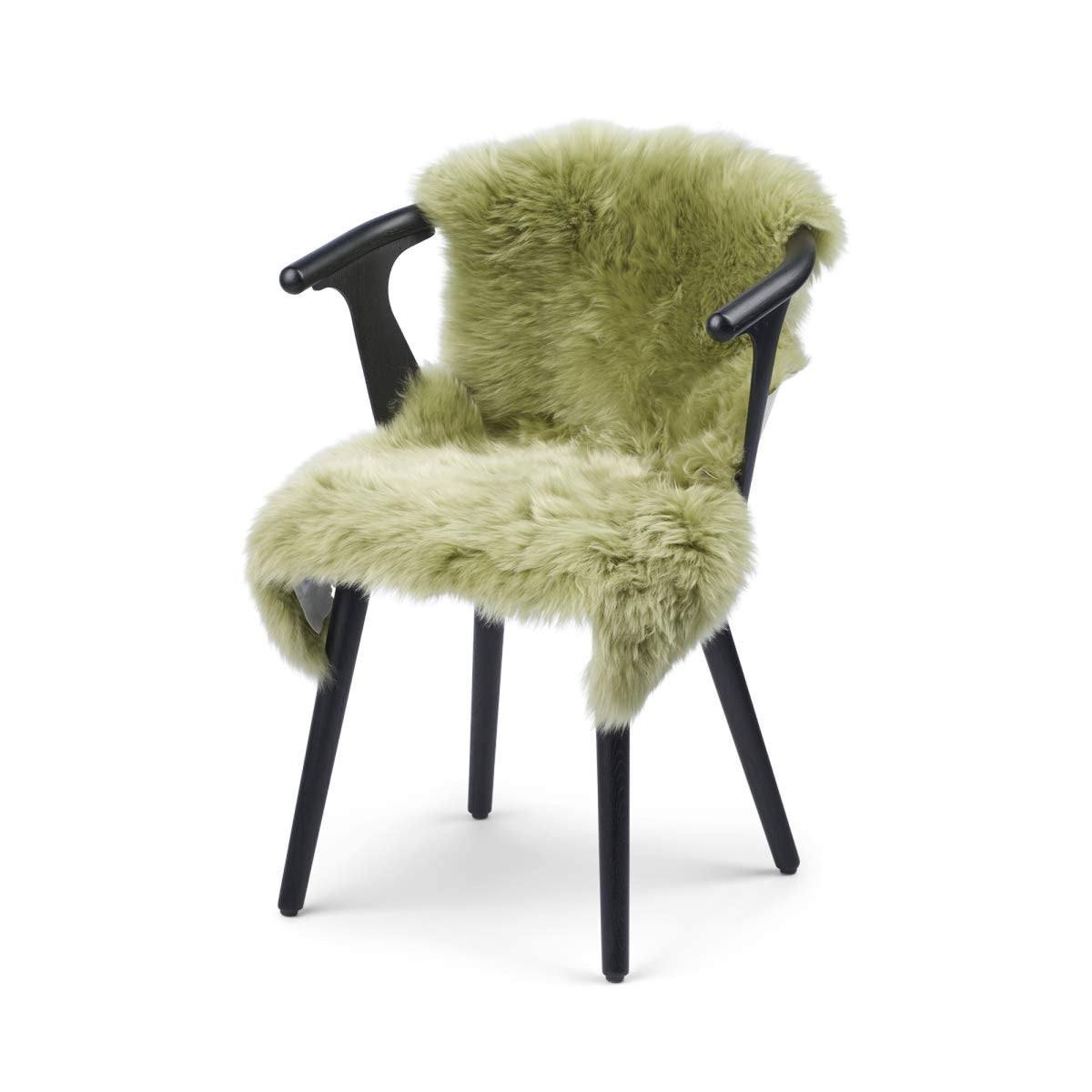Premium Quality New Zealand Sheepskin | Long Wool | 39 in Sage Green