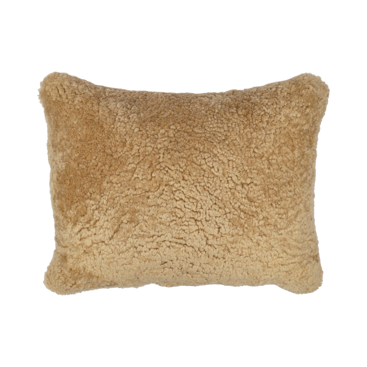 Sheepskin Cushion | Short Wool | New Zealand | Rectangular Honey