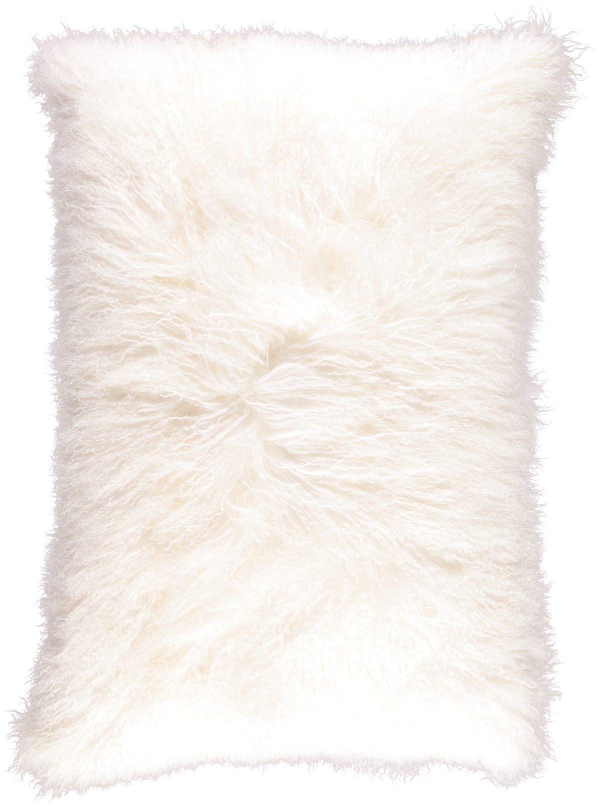 Curly Cushion | 35 in Ivory
