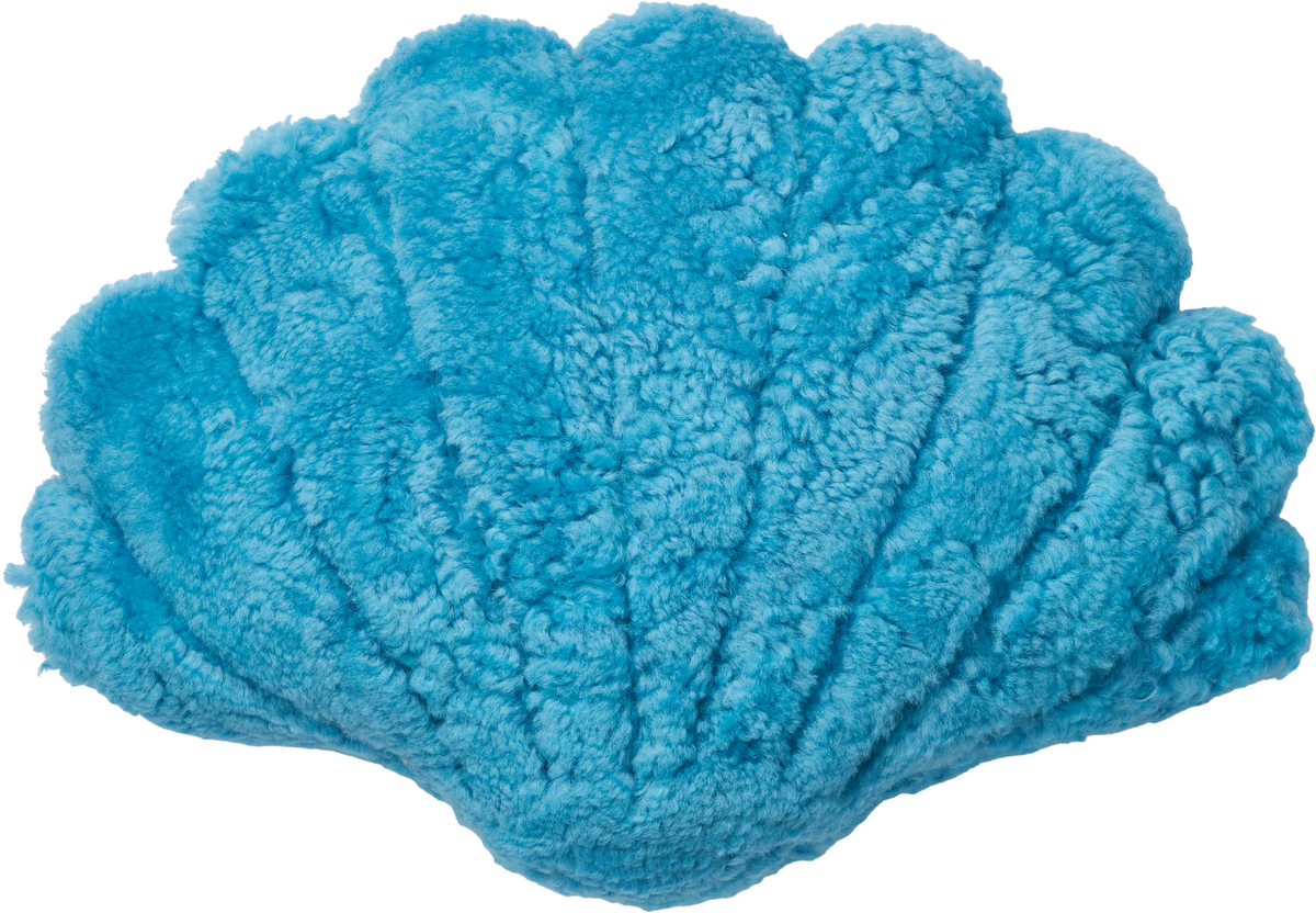 Shell Cushion | Small | Medium | Large Coral Peacock / 17x23 in
