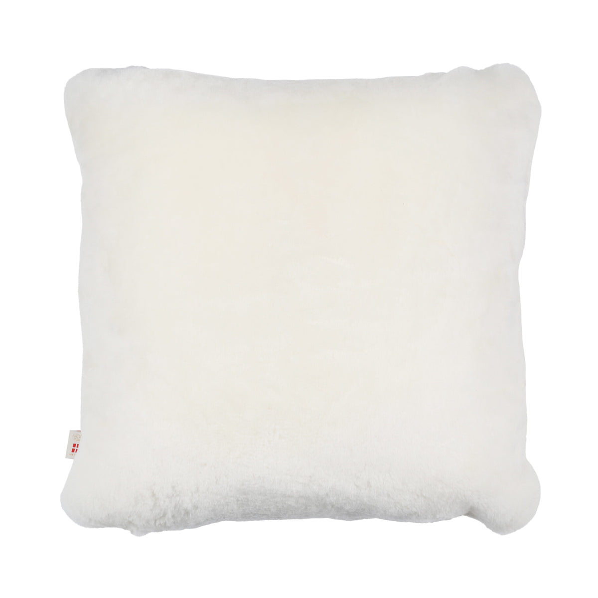 Premium Sheepskin Cushion | Long Wool | New Zealand | Doublesided White / 16x16 in