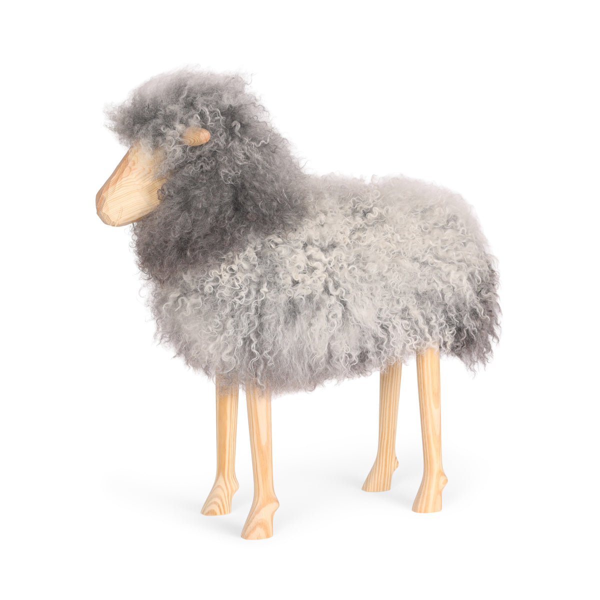 Signature Standing Sheep | Medium Gotland Natural Grey