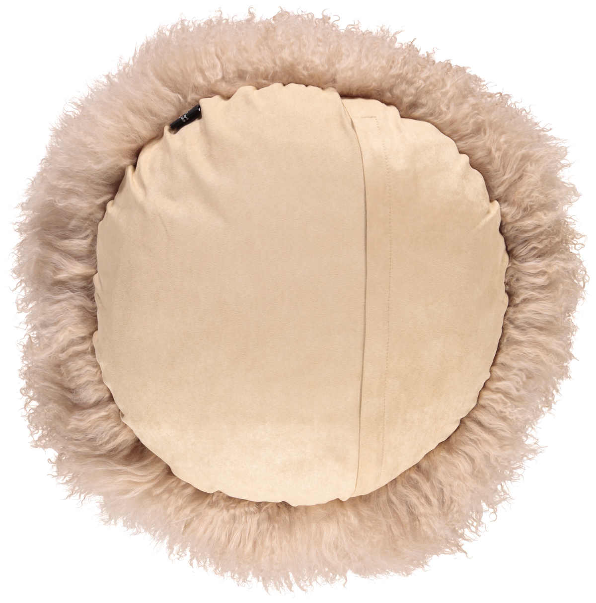 Curly Cake Cushion | D15 in | 18 in | 24 in Warm Sand / D15 in