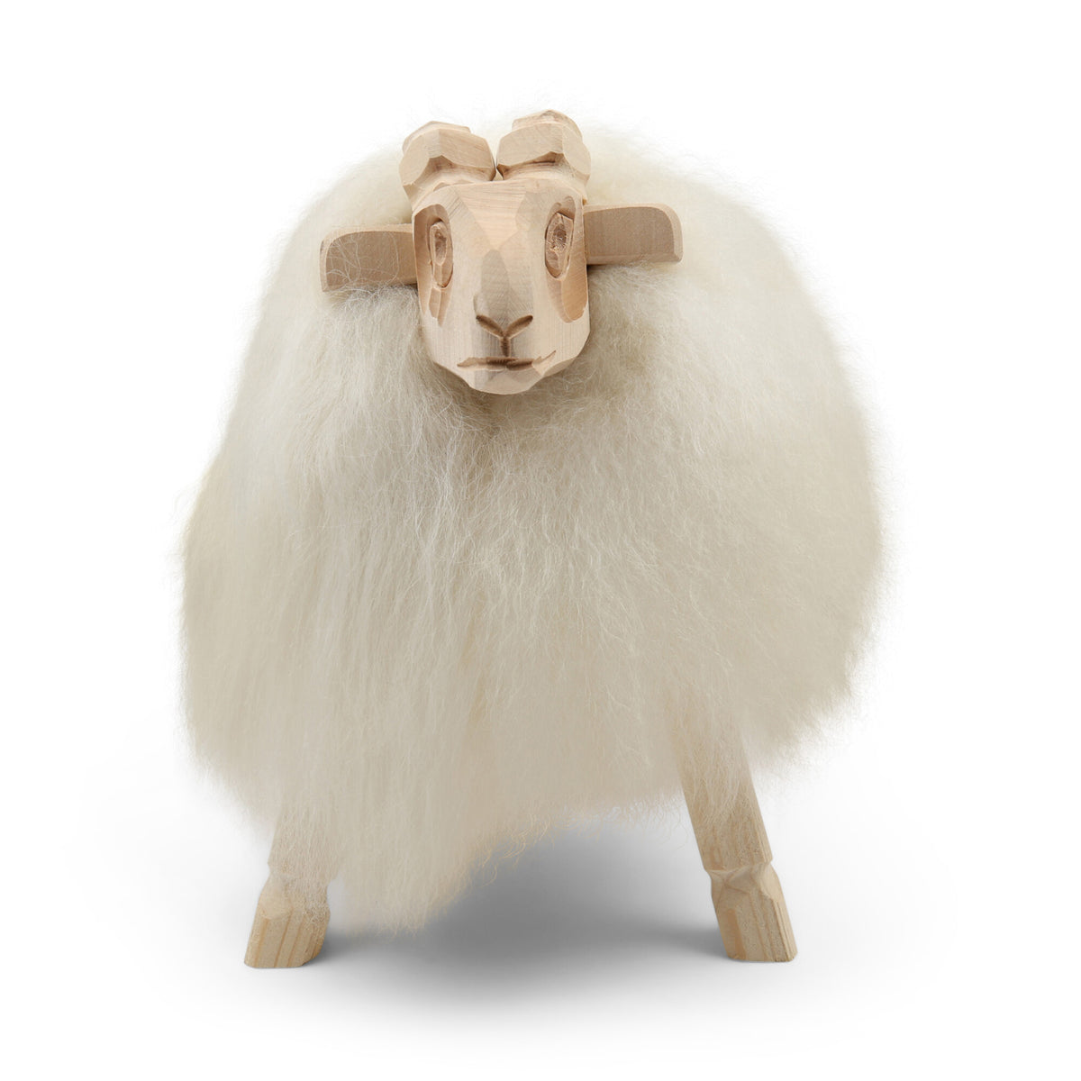 Alpine Sheep Sculpture Off White / S