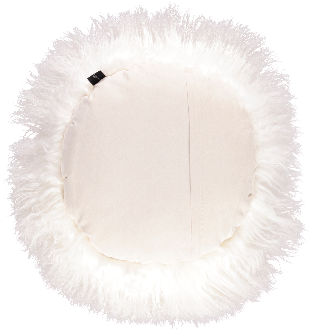 Curly Cake Cushion | D15 in | 18 in | 24 in Ivory / D15 in