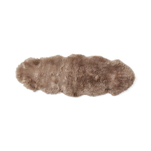 Merino Double Sheepskin | Long Wool | 67x24 in Taupe