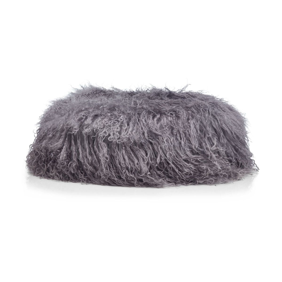 Long Wool Sheepskin Seat Cover Steel