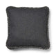 Short-Wool Sheepskin Cushion | SW trim | 52x52 cm Rock/Graphite