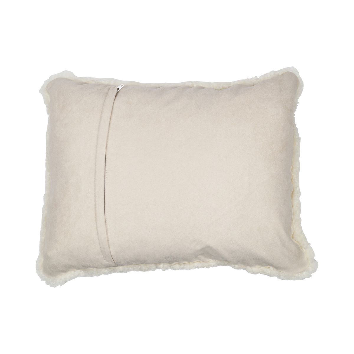 Sheepskin Cushion | Short Wool | New Zealand | Rectangular White