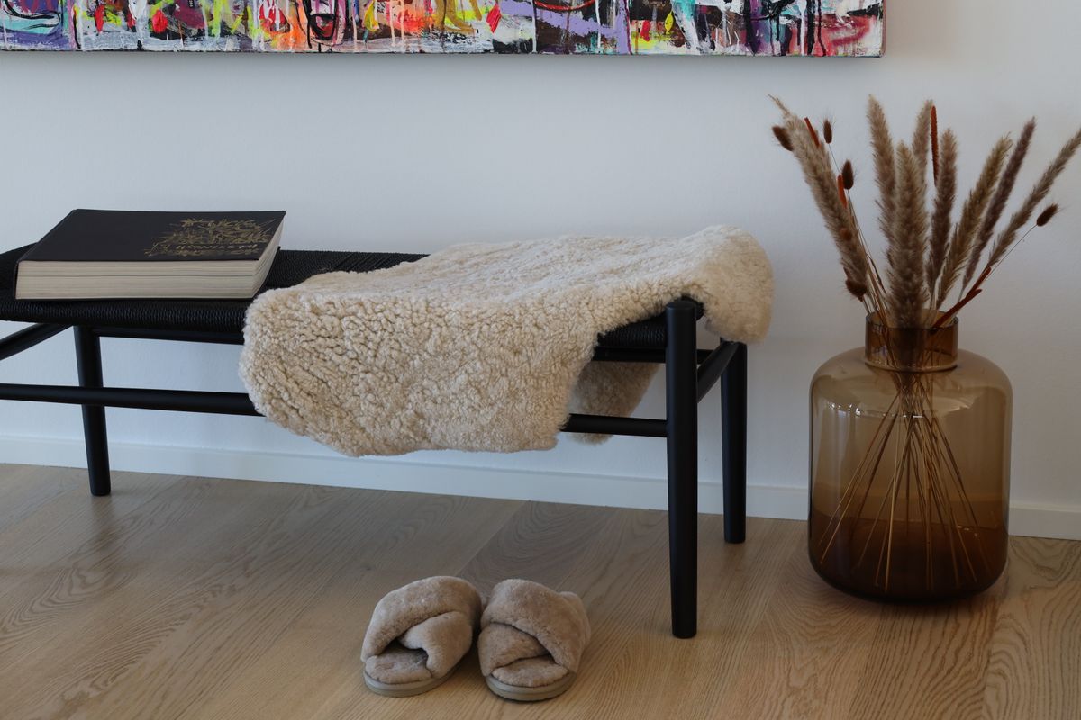 Merino Sheepskin | Short Wool | approx. approx. 35 in Grey