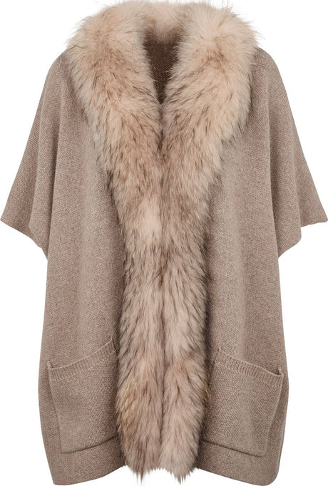 Nina Poncho Beige