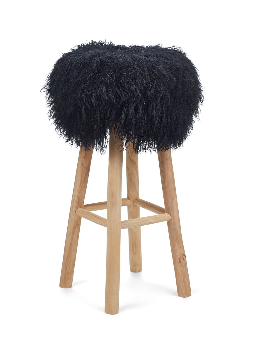 Stool Cover Black