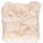 Long-Wool Sheepskin Cushion | 14x14 in Linen