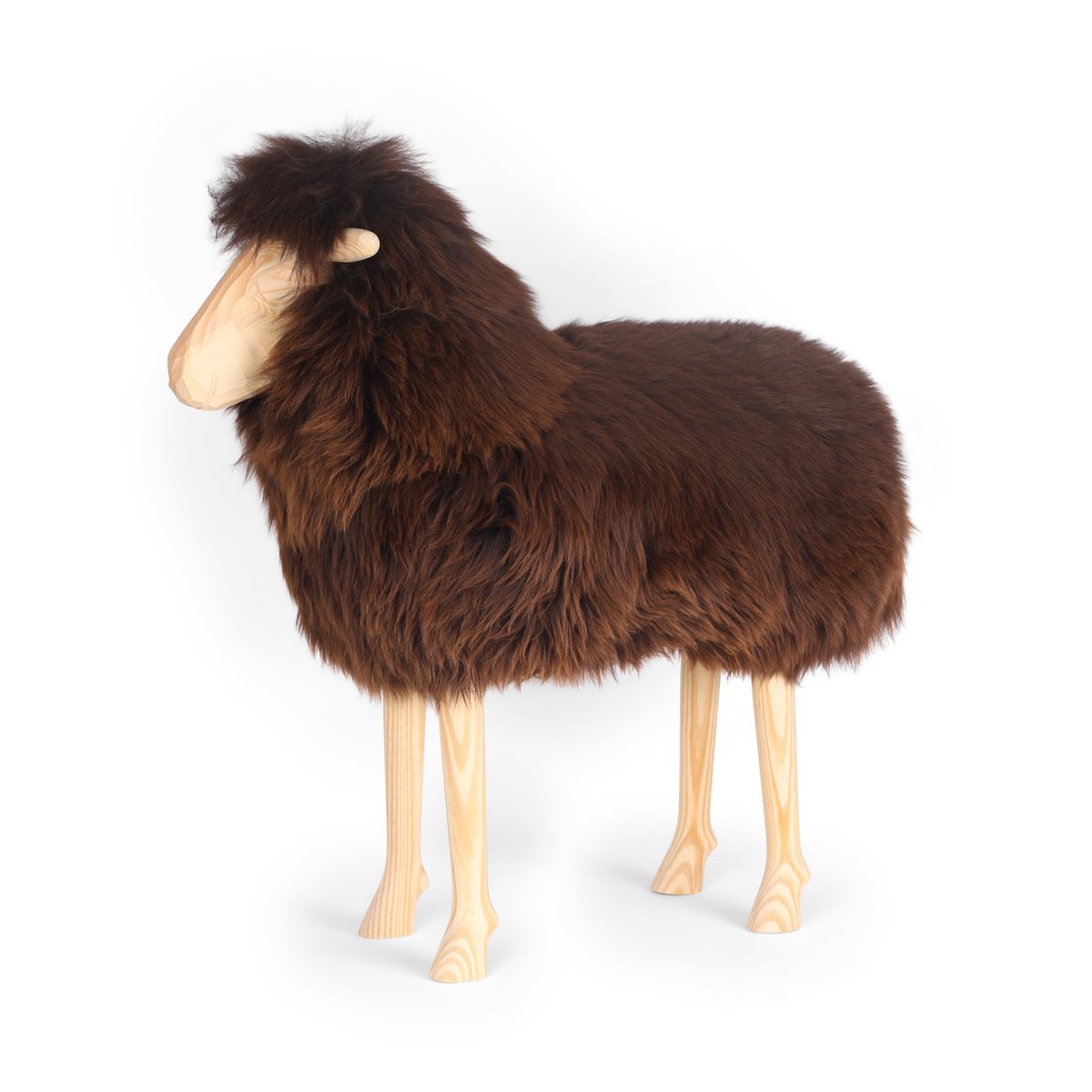 Signature Standing Sheep | Medium Natural Brown
