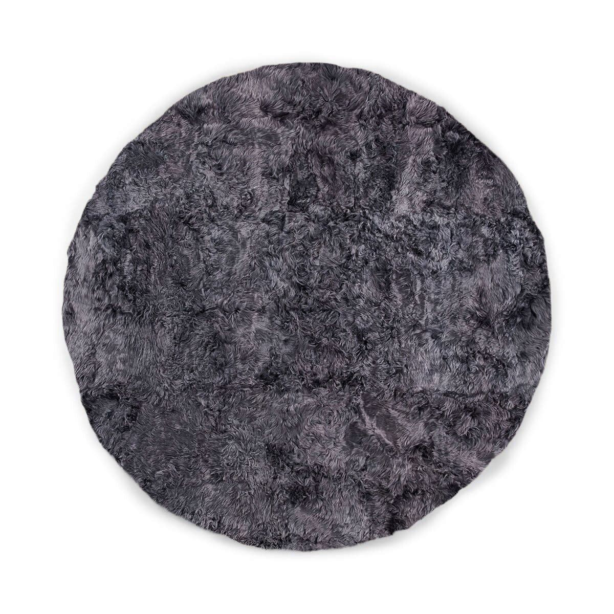Alpaca Fur | Design Rug | Round Steel
