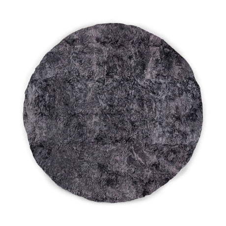 Alpaca Fur | Design Rug | Round Steel