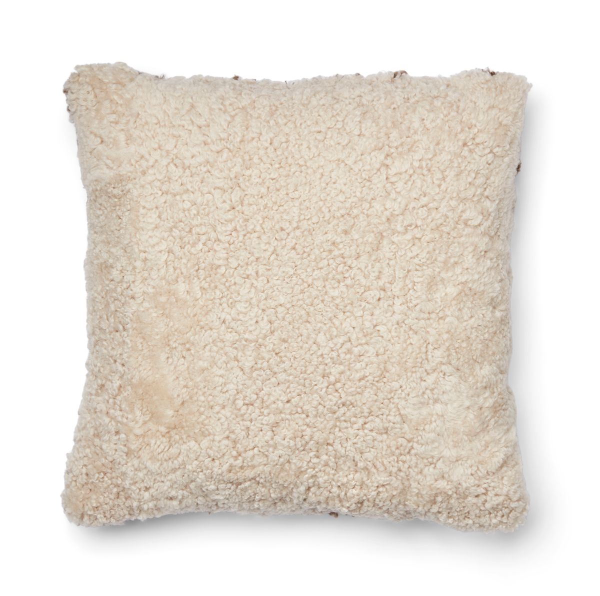 Zebra Cushion | Doublesided | 24x24 in Taupe/Pearl