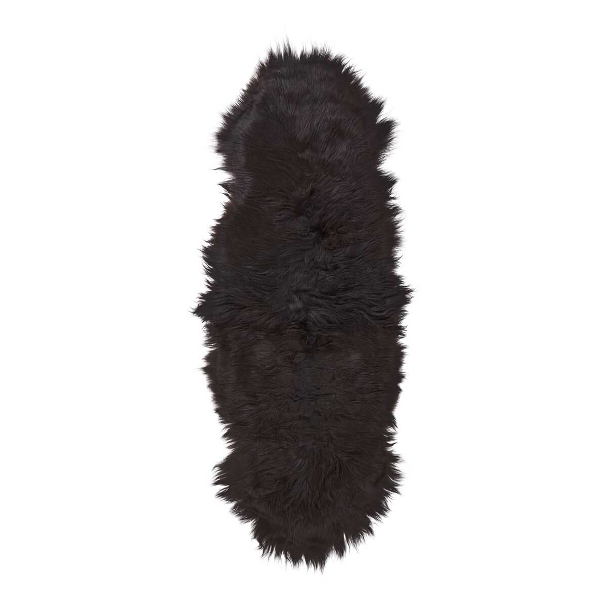 Icelandic Sheepskin | Long Wool | Rug 71 in Blacky