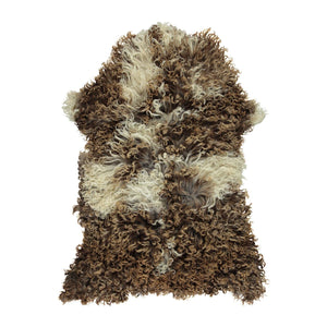 Curly Sheepskin | Austria | Natural Colors | 35 in Mix/Spotted