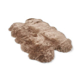 Merino Sheepskin Rug | Long Wool | 67x43 in Taupe