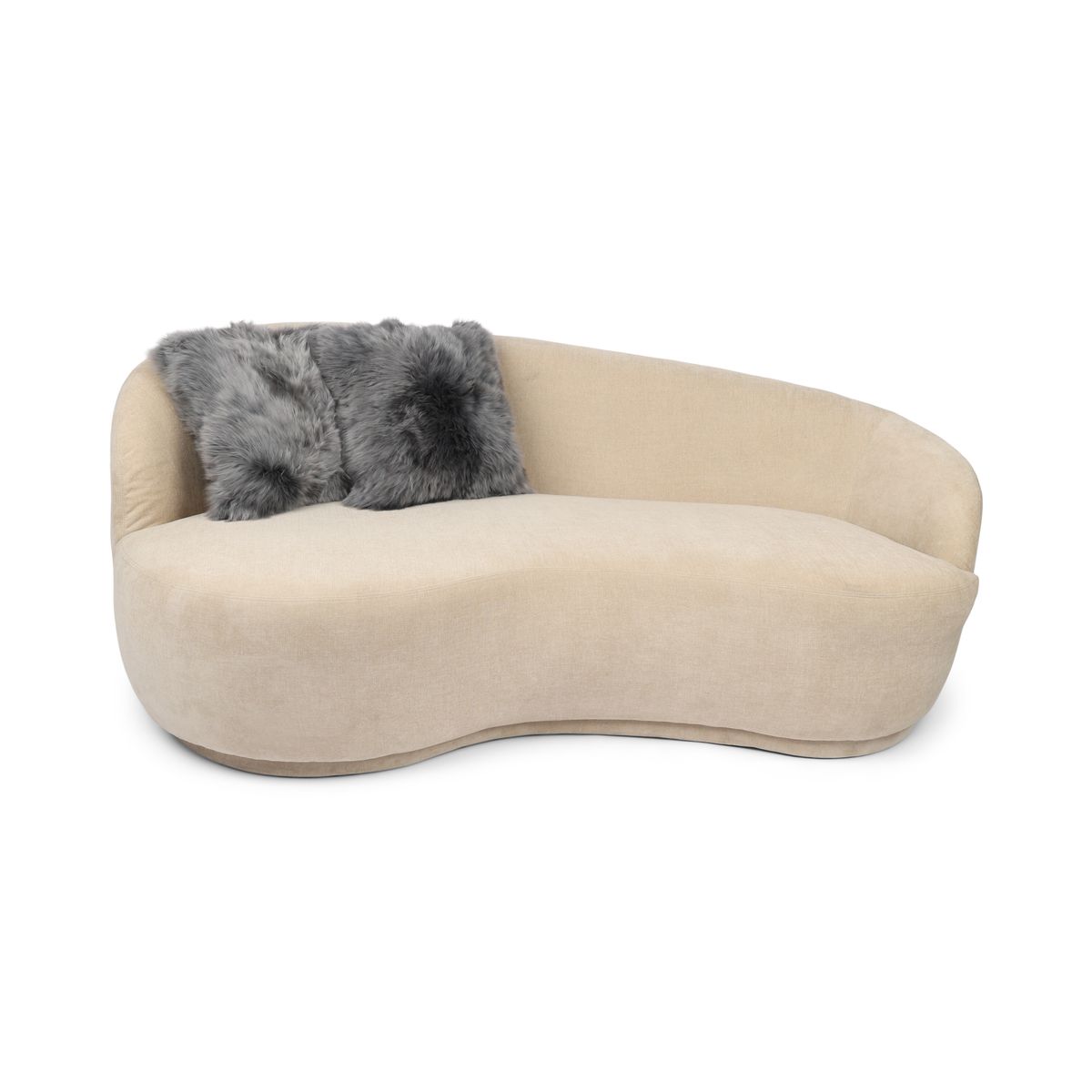 Cushion Cover | Long Wool | New Zealand Steel
