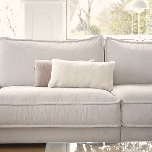 Moccasin Cushion | Doublesided | 11x22 in Chestnut