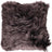 Long-Wool Sheepskin Cushion | 14x14 in Walnut