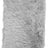 Long-Wool Sheepskin Cushion | 11x22 in Light Grey