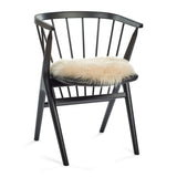 Long Wool Sheepskin Seat Cover Light Honey