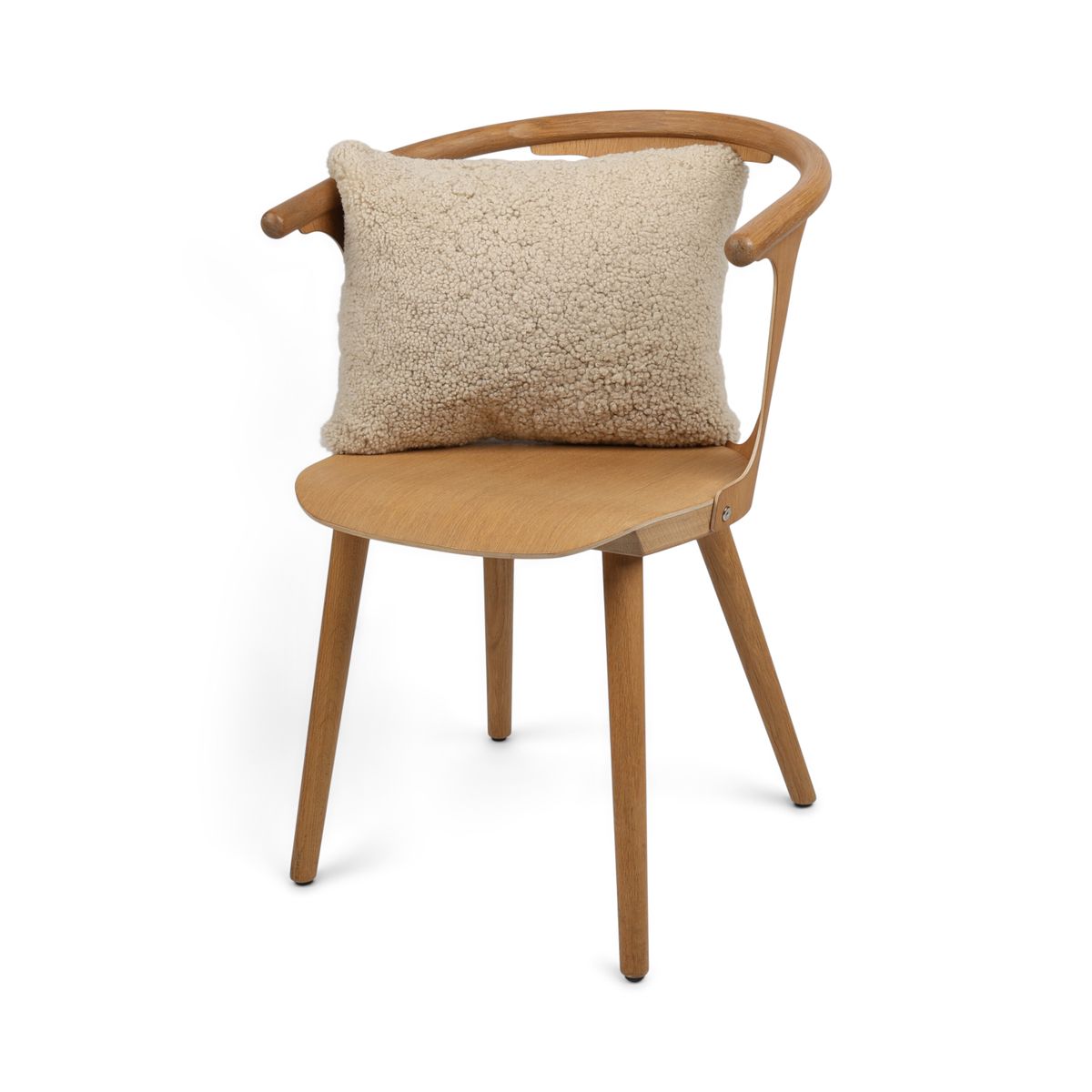 Sheepskin Cushion | Short Wool | New Zealand | Rectangular Moon Light