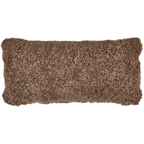 Sheepskin Cushion | Doublesided | New Zealand | 12x24 in Taupe