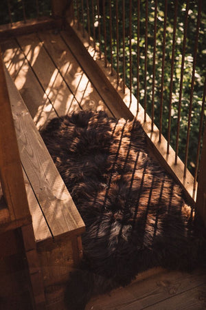 Eco Sheepskin | England | Natural | 35 in Natural Dark Brown