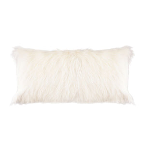 Goat Skin Cushion | 11x22 in