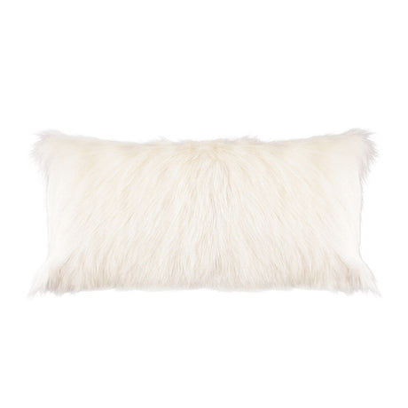 Goat Skin Cushion | 11x22 in