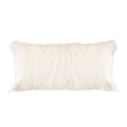 Goat Skin Cushion | 11x22 in