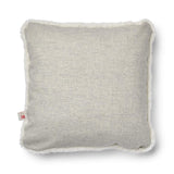 Short-Wool Sheepskin Cushion | 52x52 cm Silver/Ivory