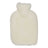 Moccasin Hot Water Bottle White