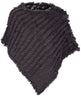 Molly Poncho Dark Grey