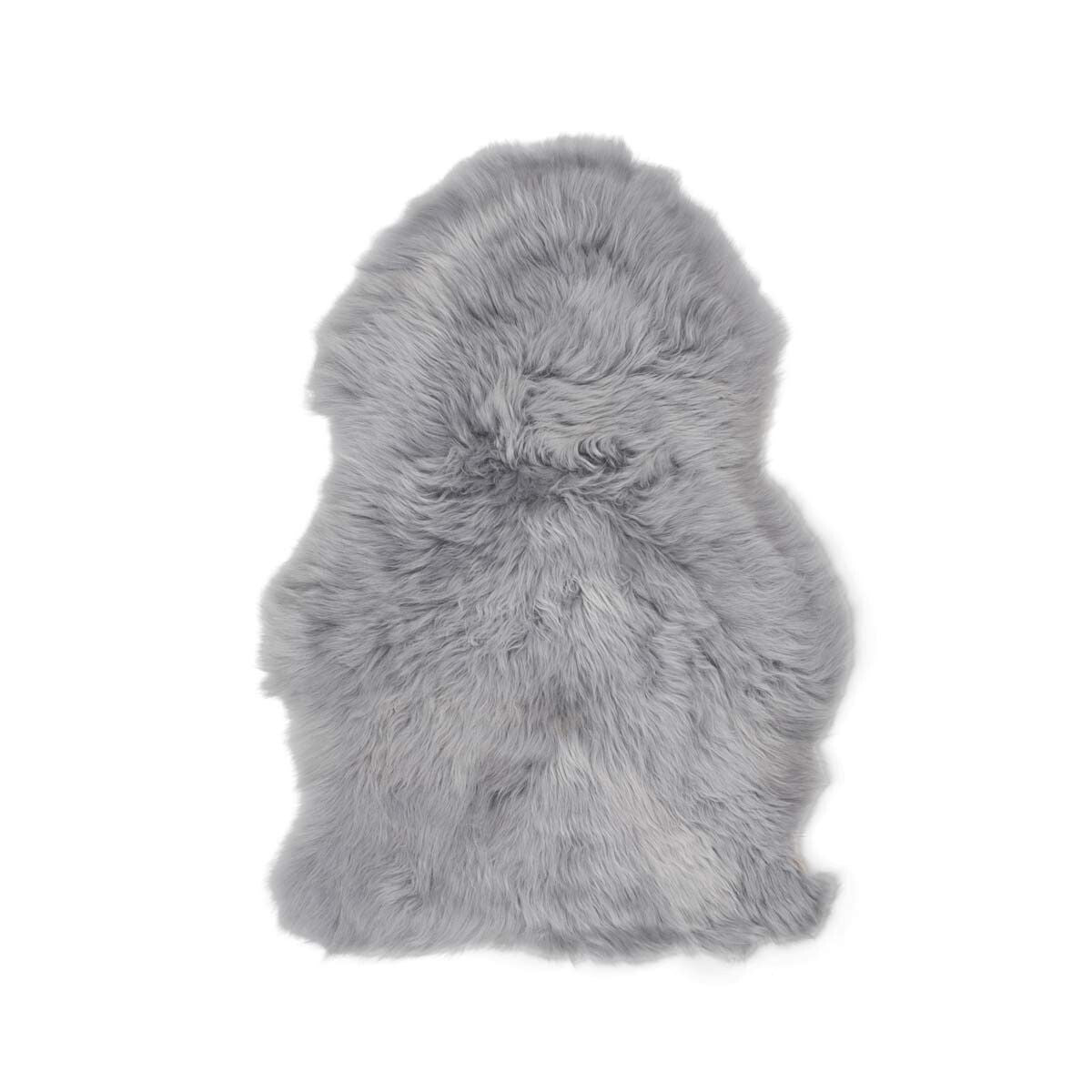 Merino Sheepskin | Long Wool | New Zealand | Mini | 26x18 in Grey
