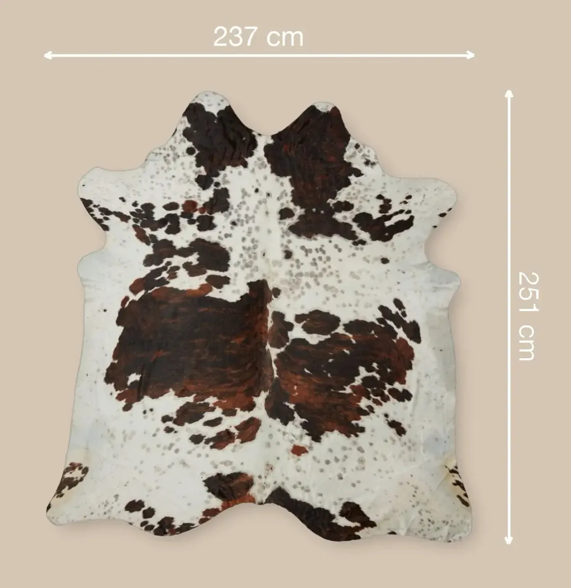 Cow Hide Rug | 4,4 sqm Exotic Tricolor