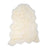 Long Wool Sheepskin Rug 104x150 cm Ivory